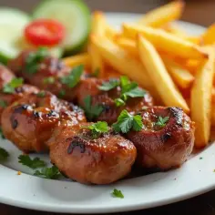 Kebab box z frytkami, mięsem i warzywami. Zastanawiasz się, ile kalorii ma kebab box z frytkami?