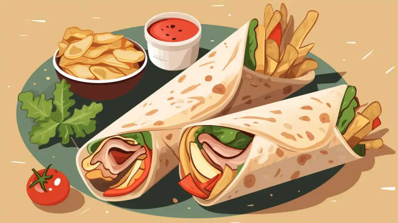 Zdjęcie Ile gram ma kebab w tortilli? Odkryj różnice w porcjach i składnikach